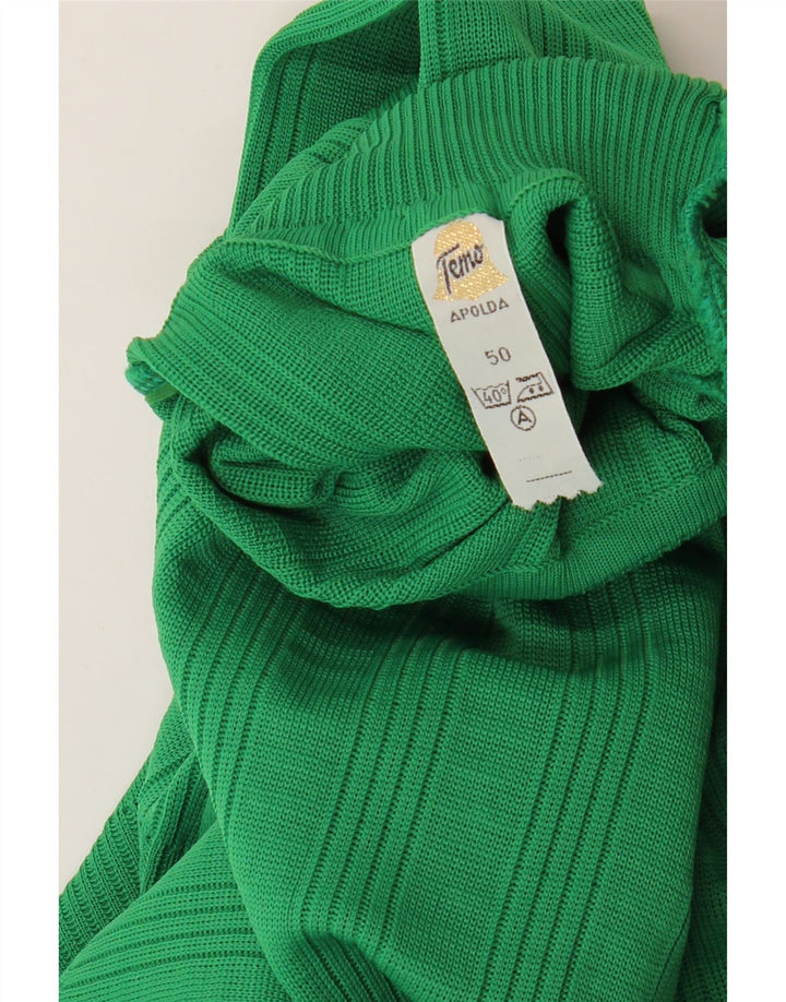 Vintage Herre rullehals sweater IT 50 Medium Grøn