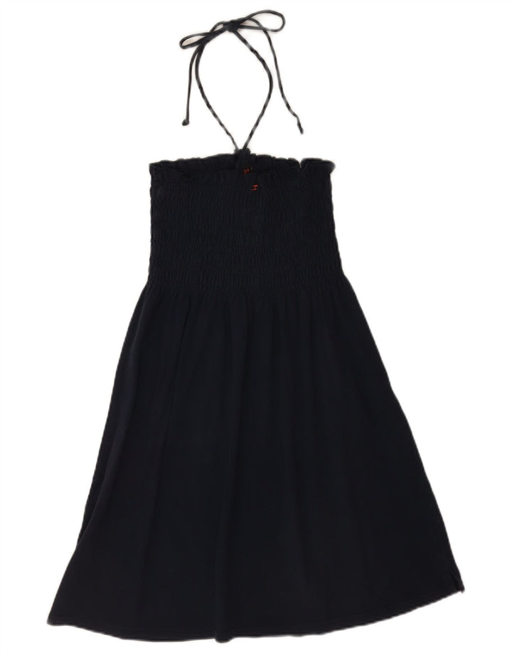 Sun68 Dame Halter Dress UK 18 XL Navy Blue