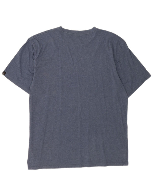 Prana Herre T-Shirt Top 2XL Navy Blue Flecked