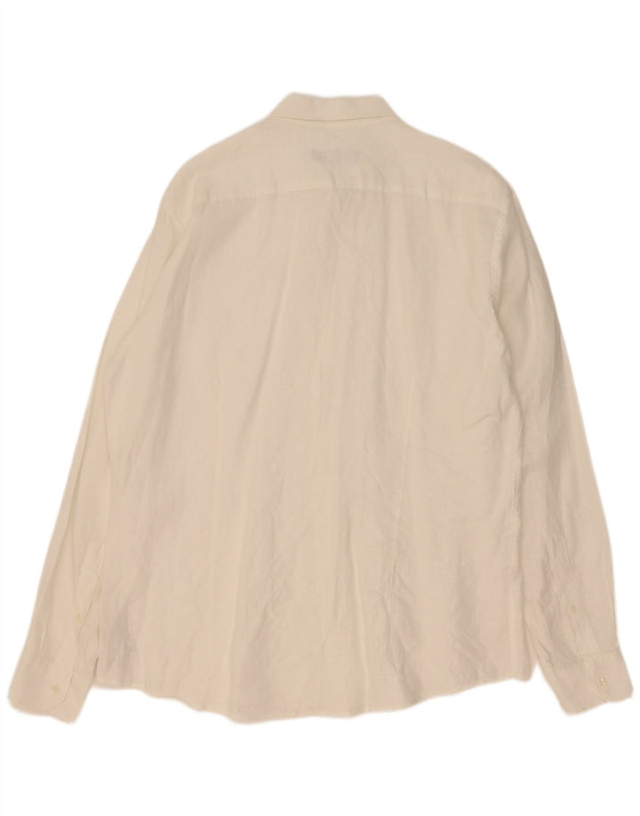 Trussardi herreskjorte str. 43 Stor hvid linned