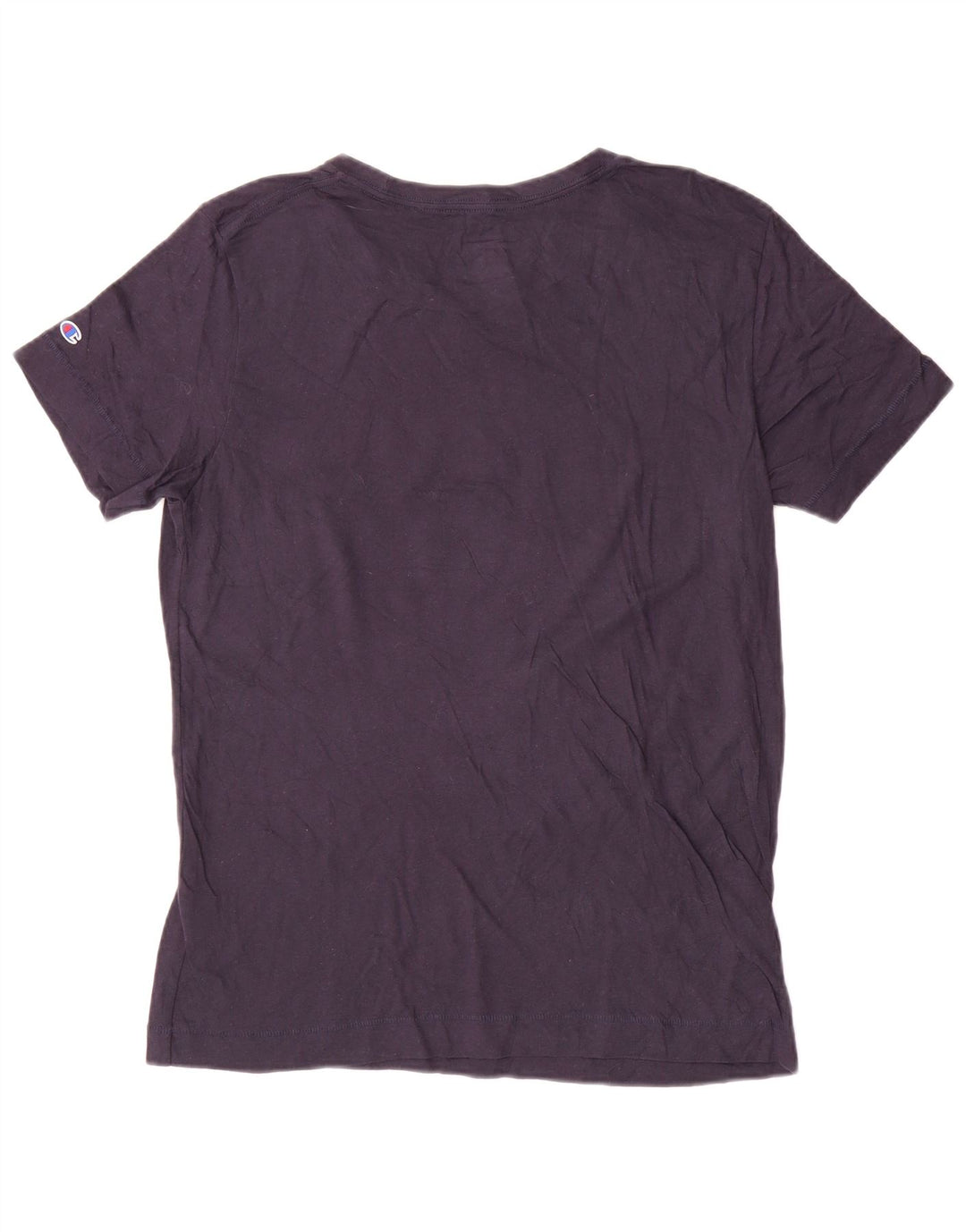 Champion Kvinder Notre Dame grafisk T-shirt top UK 16 Stor marineblå bomuld