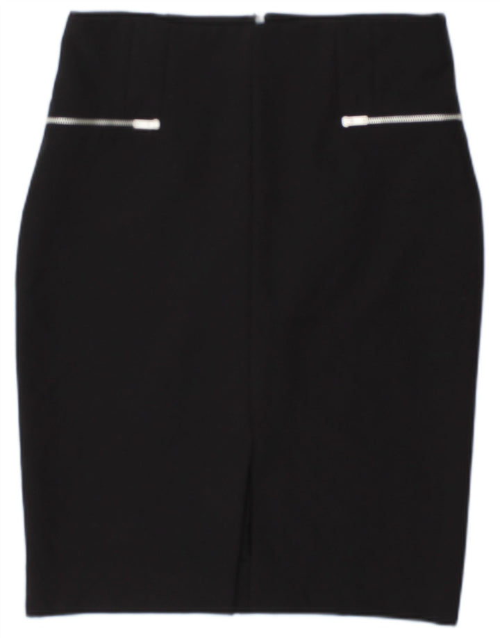 Zara Pencil Nederdel Medium W28 Sort til kvinder