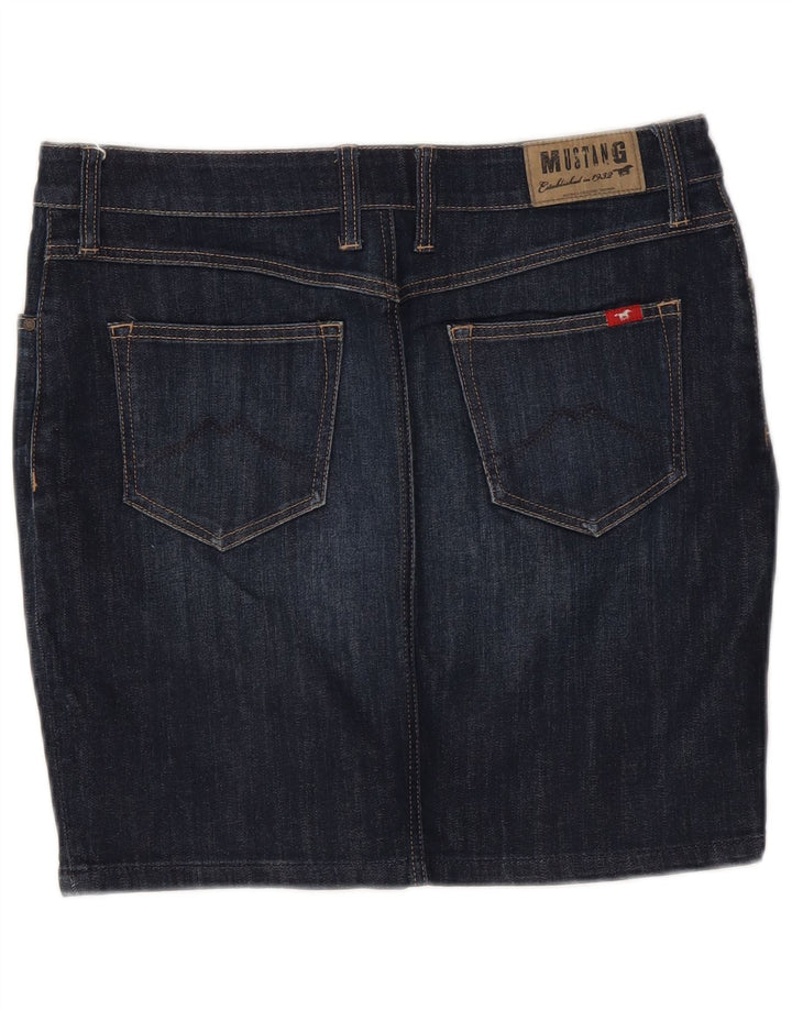 Mustang Dame Denim Nederdel W32 Large Blue