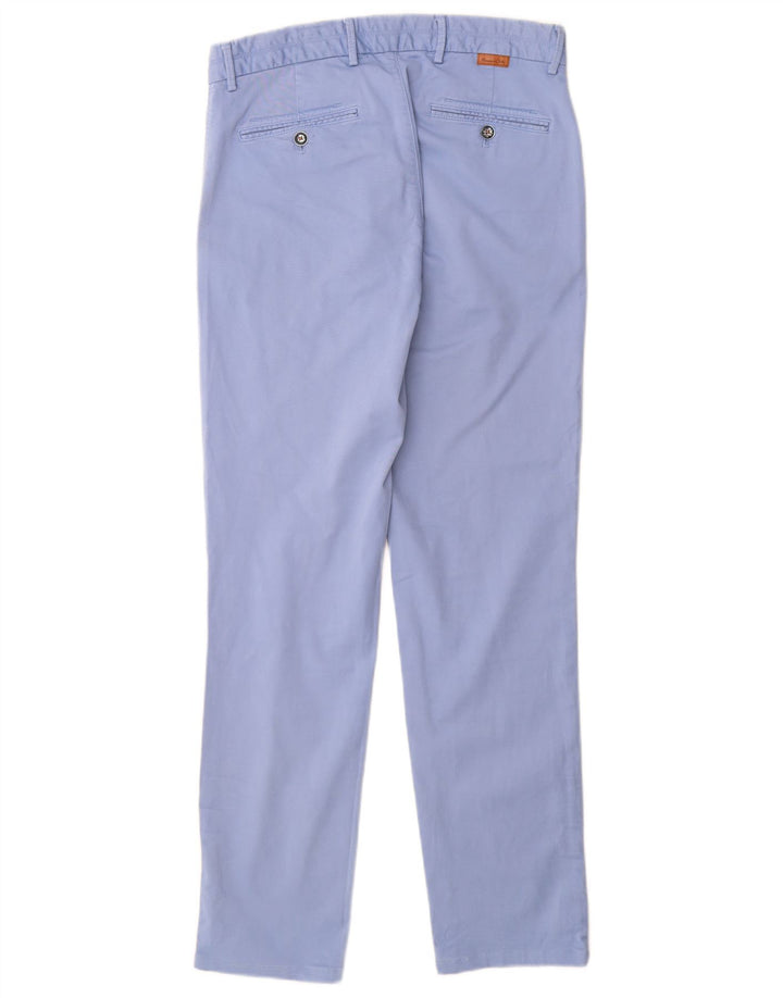 MASSIMO DUTTI Herre Slim Fit Chinobukser EU 38 Small W30 L30 Blå