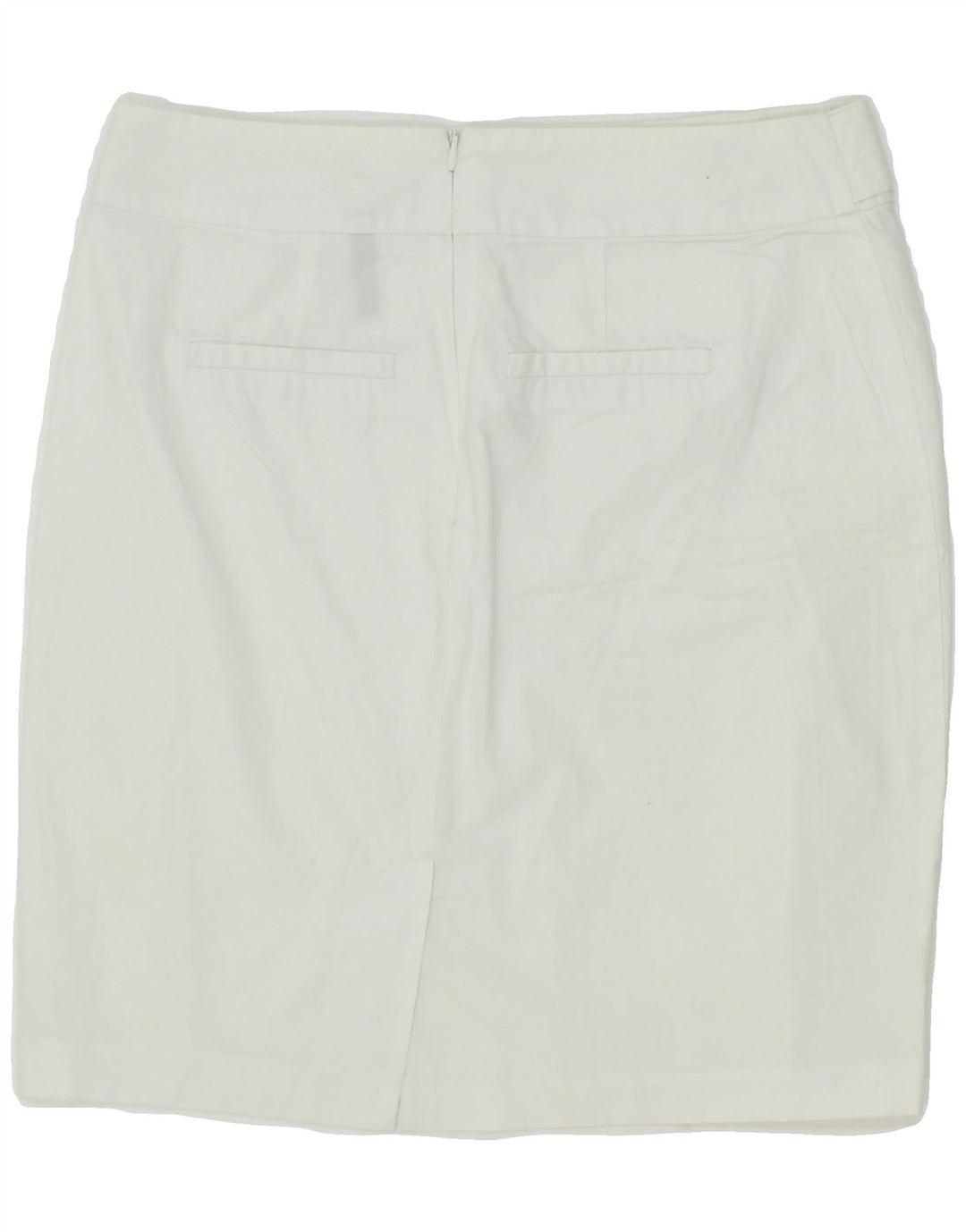 BENETTON Womens Pencil Skirt W28 Medium White Vintage Benetton and Second-Hand Benetton from Messina Hembry 