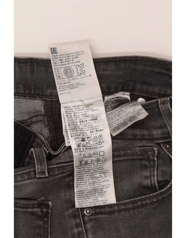 Levi's Skinny Jeans til kvinder W26 L34 Grå Bomuld