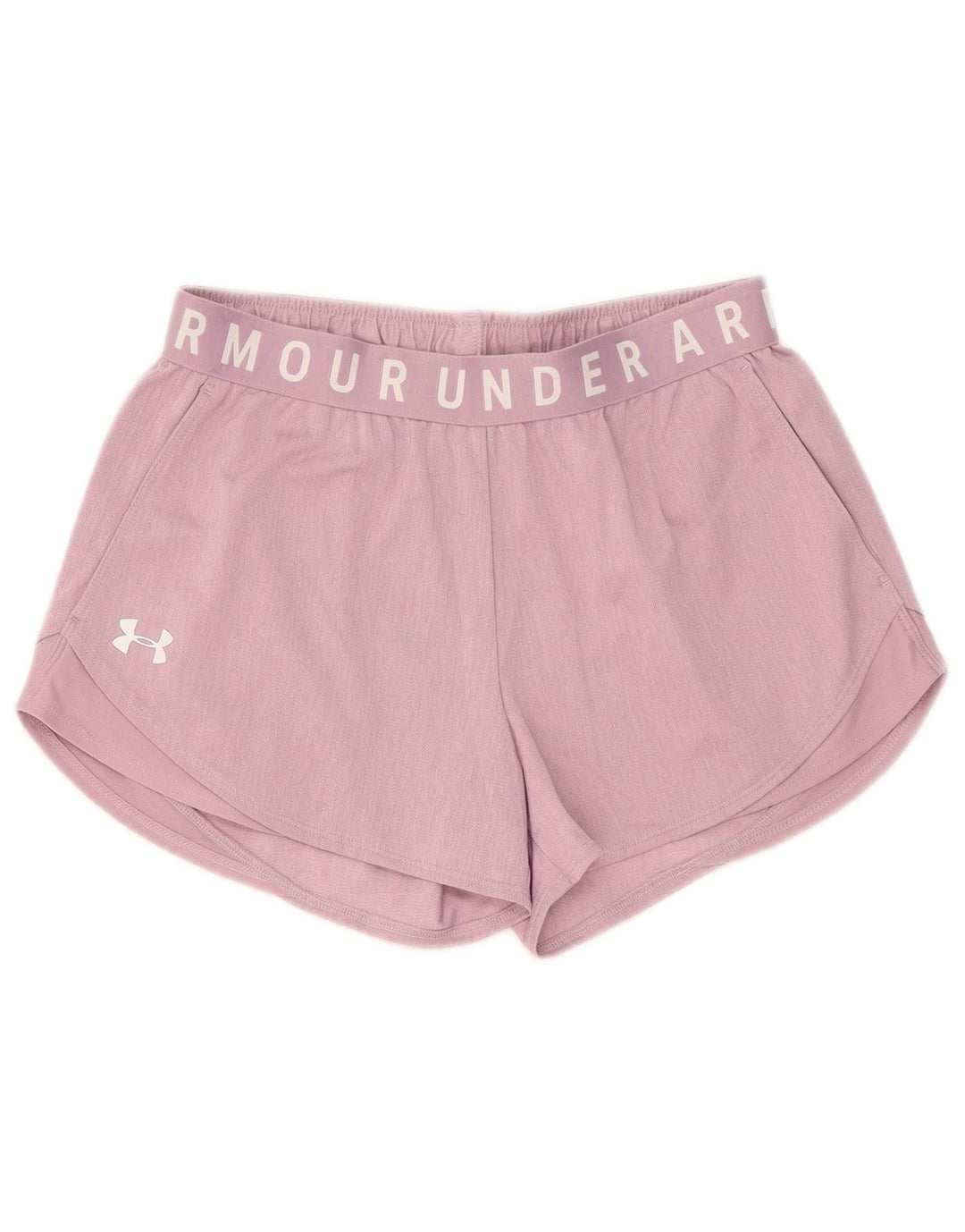 Under Armour Graphic Sports Shorts til kvinder UK 10 Small Pink Polyester