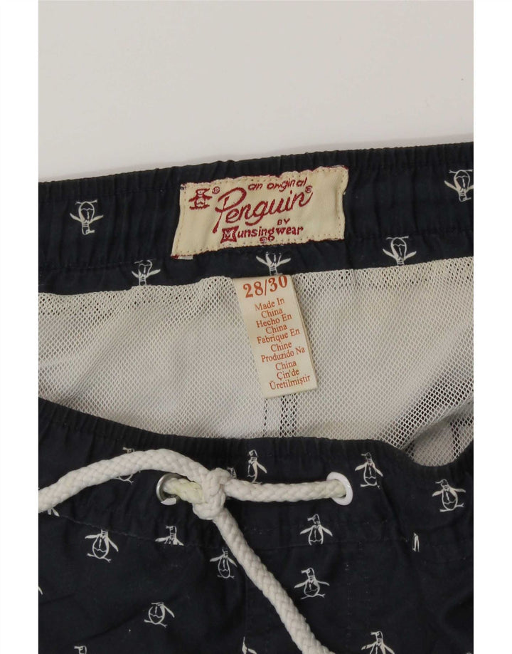 Penguin Herre grafiske svømmeshorts Medium Navy Blue