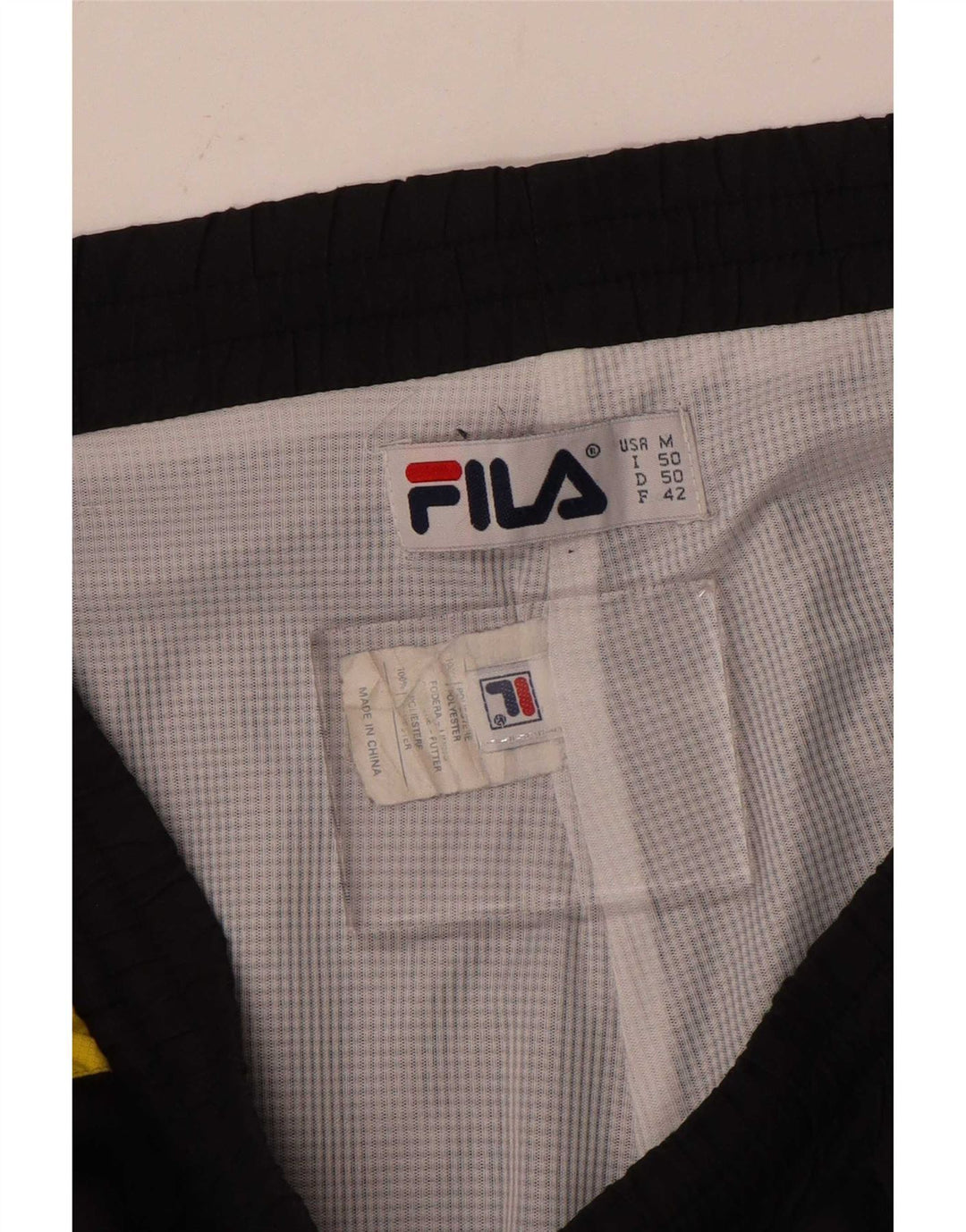 Fila Herre grafisk træningsdragt Bukser Joggers Medium Sort Colourblock