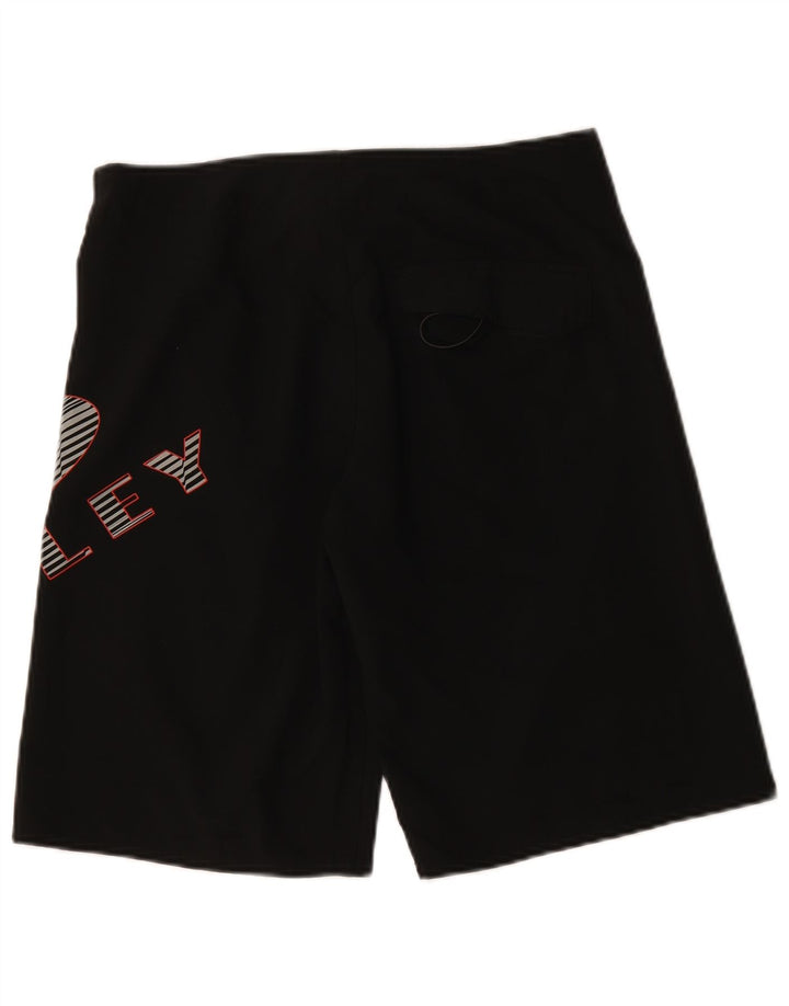 Oakley Herre grafiske svømmeshorts Medium Sort