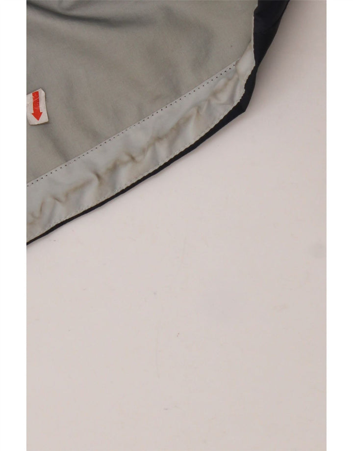 BERGHAUS Regnjakke med hætte til mænd UK 38 Mellem marineblå nylon