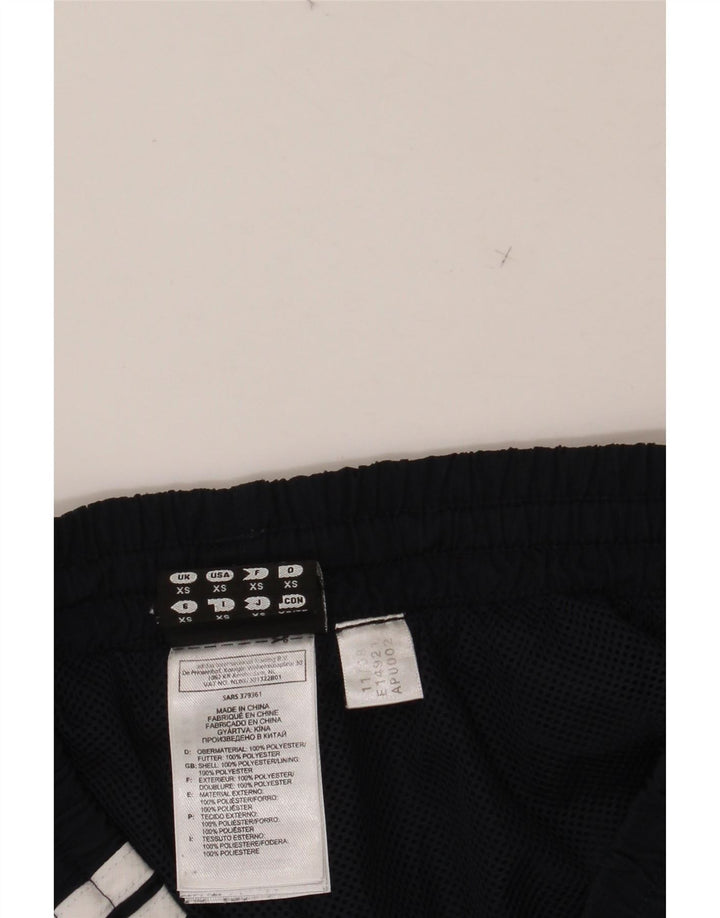 ADIDAS Dame Climalite Capri træningsdragt Bukser UK 6 XS Navy Blue