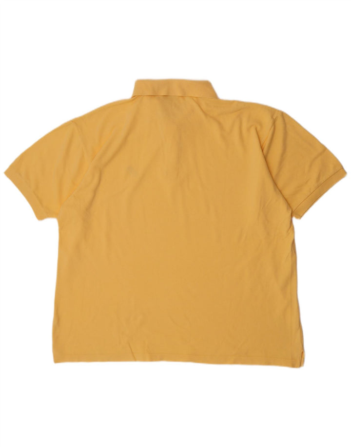 Asics herre poloshirt 2XL gul bomuld