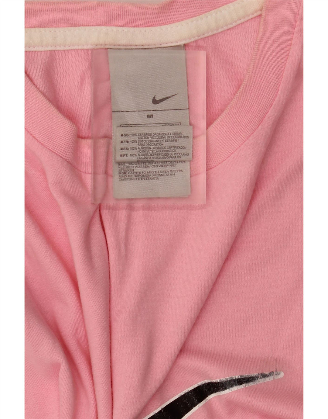 Nike grafisk t-shirt til mænd, medium pink bomuld