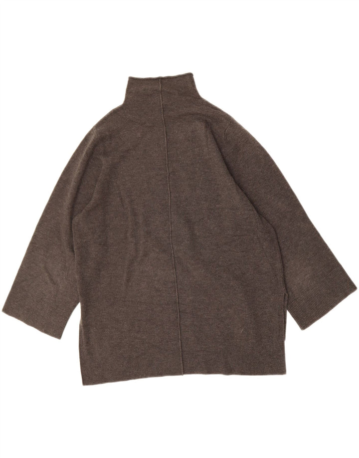 FRENCH CONNECTION Womens Turtle Neck Jumper Sweater UK 10 Small Grey Vintage French Connection and Second-Hand French Connection from Messina Hembry 