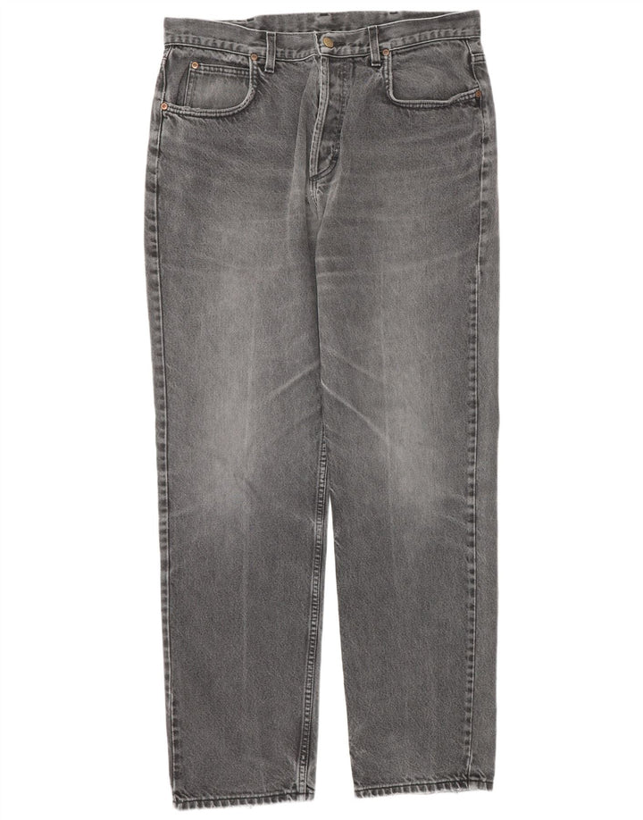 Lee Herre Chicago Straight Jeans W38 L34 Grå Bomuld