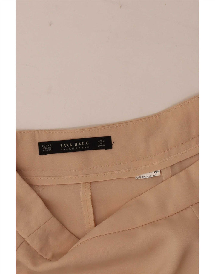 Zara Casual Shorts til kvinder XS W24 Beige