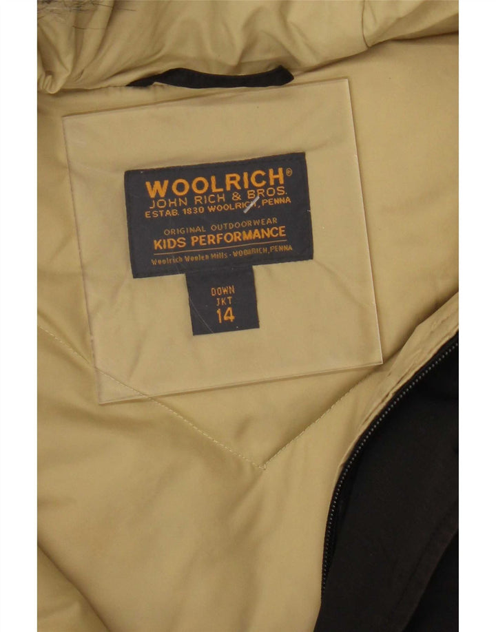 Woolrich Boys Hoody Polstret Frakke 13-14 år Sort