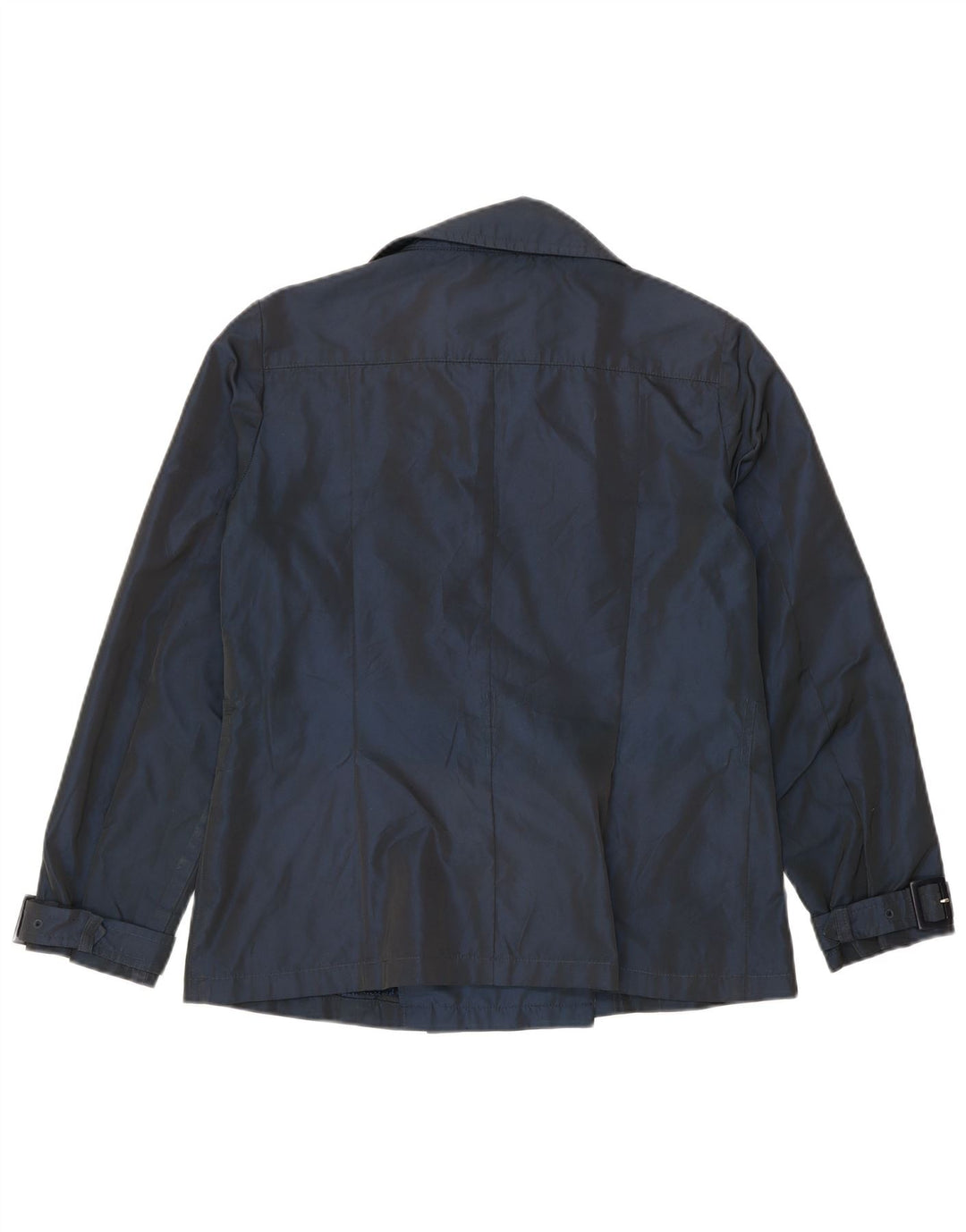 i Blues Dame Kort Dobbeltradet Ærtefrakke UK 12 Medium Navy Blue