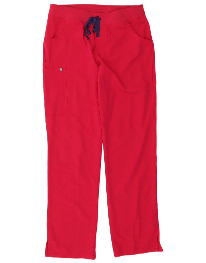 Figner Dame Straight Cargo Bukser Large W32 L32 Pink Polyester