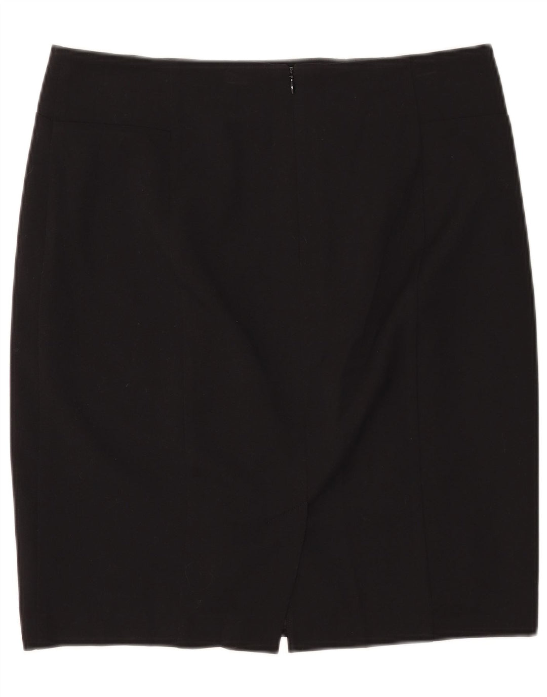 MARKS & SPENCER Womens Straight Skirt UK 14 Large W32 Black Polyester