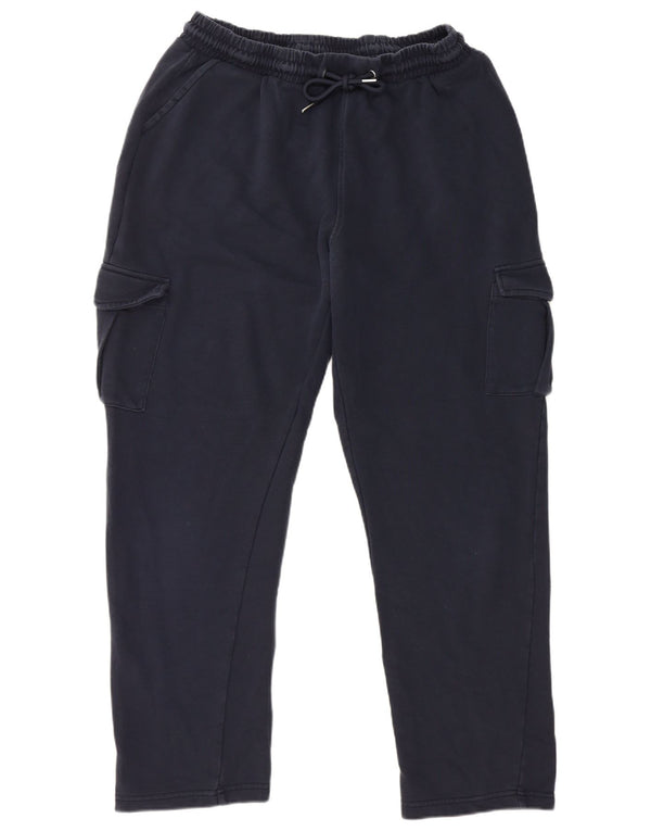Cotton Traders Herre Cargo Træningsdragt Bukser XL Navy Blue