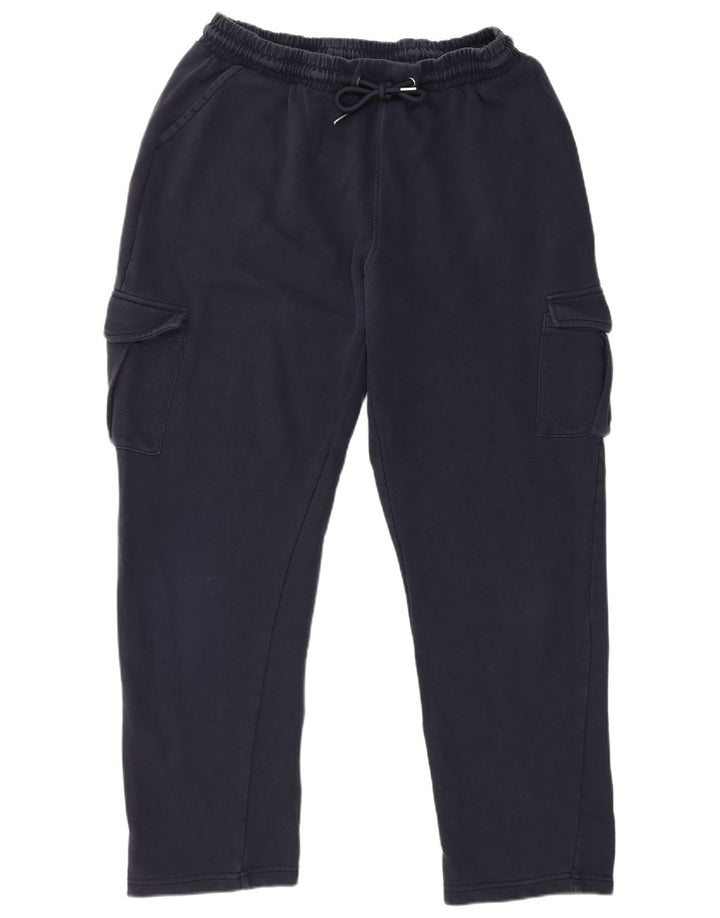 Cotton Traders Herre Cargo Træningsdragt Bukser XL Navy Blue
