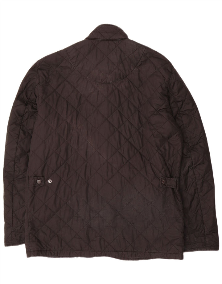 BARBOUR Herre quiltet jakke UK 38 Medium Sort