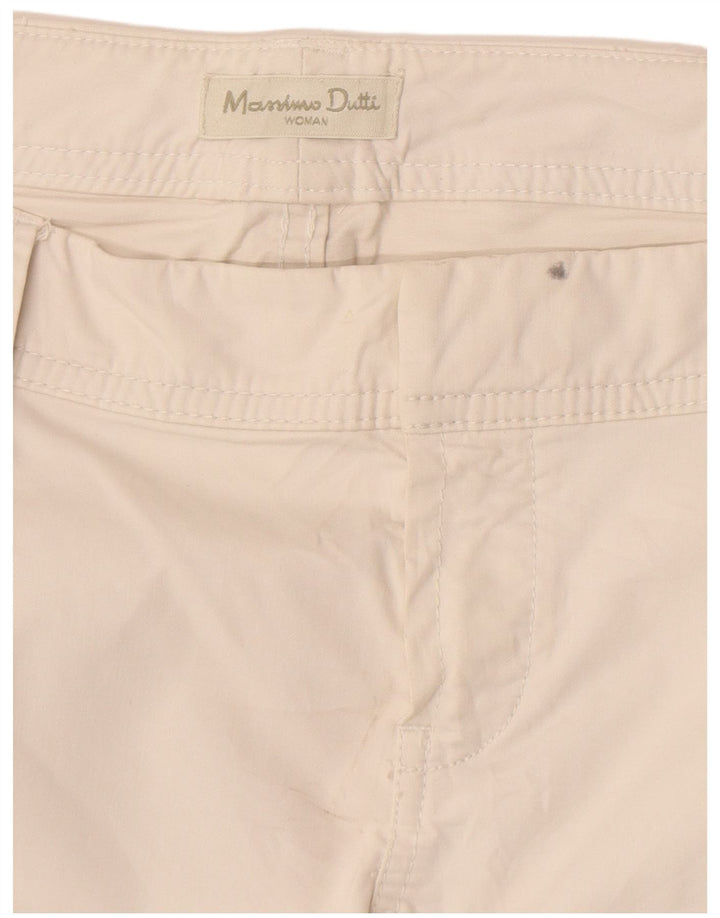 Massimo Dutti Dame Slim Chino Bukser W32 L29 Hvid