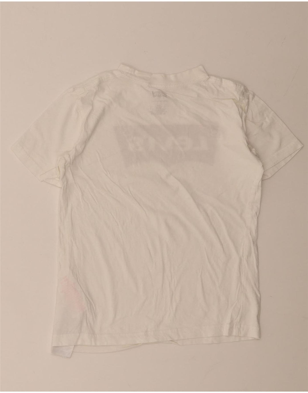 Levi's Boys Grafisk T-Shirt Top 11-12 År Hvid Bomuld