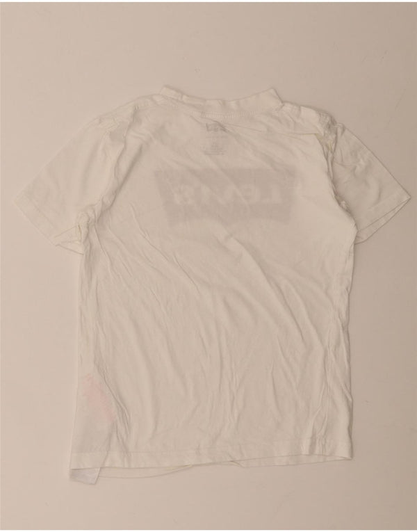 Levi's Boys Grafisk T-Shirt Top 11-12 År Hvid Bomuld