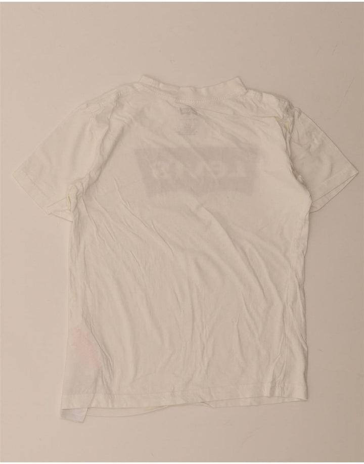 Levi's Boys Grafisk T-Shirt Top 11-12 År Hvid Bomuld