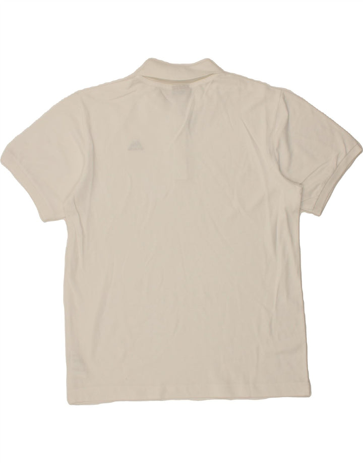 KAPPA Mens Polo Shirt Large White Cotton Vintage Kappa and Second-Hand Kappa from Messina Hembry 