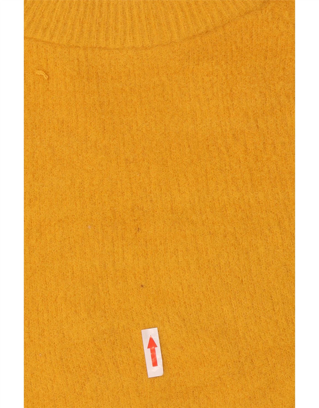 Zara dame sweater med rund hals DK 14 Medium gul nylon
