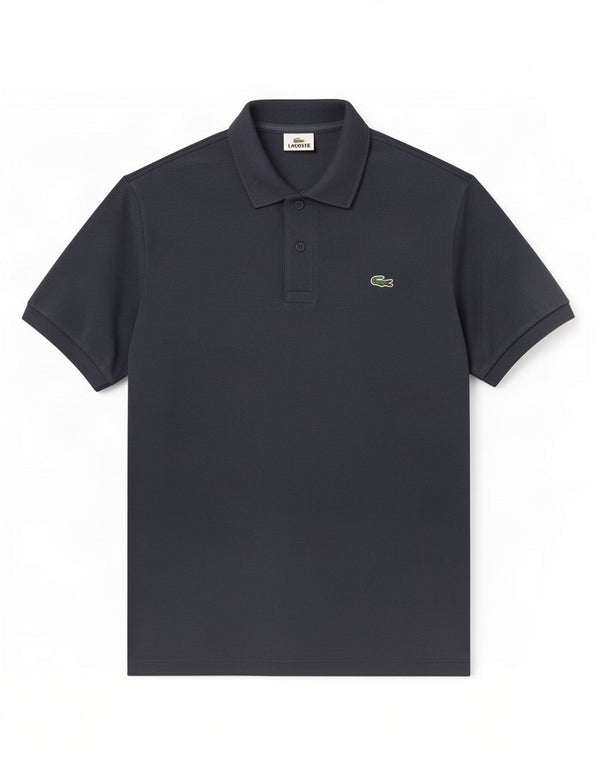 Lacoste Mens Polo Shirt Size 5 Large Navy Blue Cotton