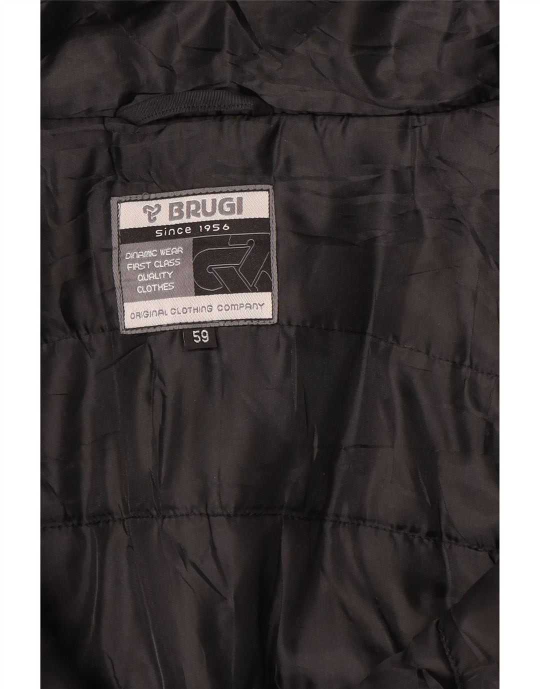 Brugi Herre Hættejakke Windbreaker Str. 59 3XL Sort