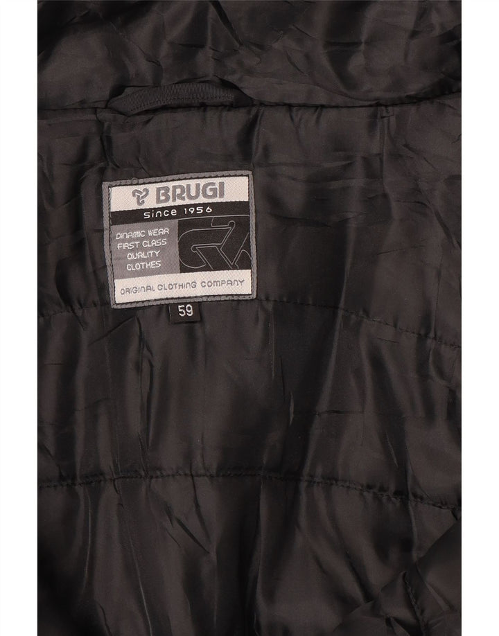 Brugi Herre Hættejakke Windbreaker Str. 59 3XL Sort