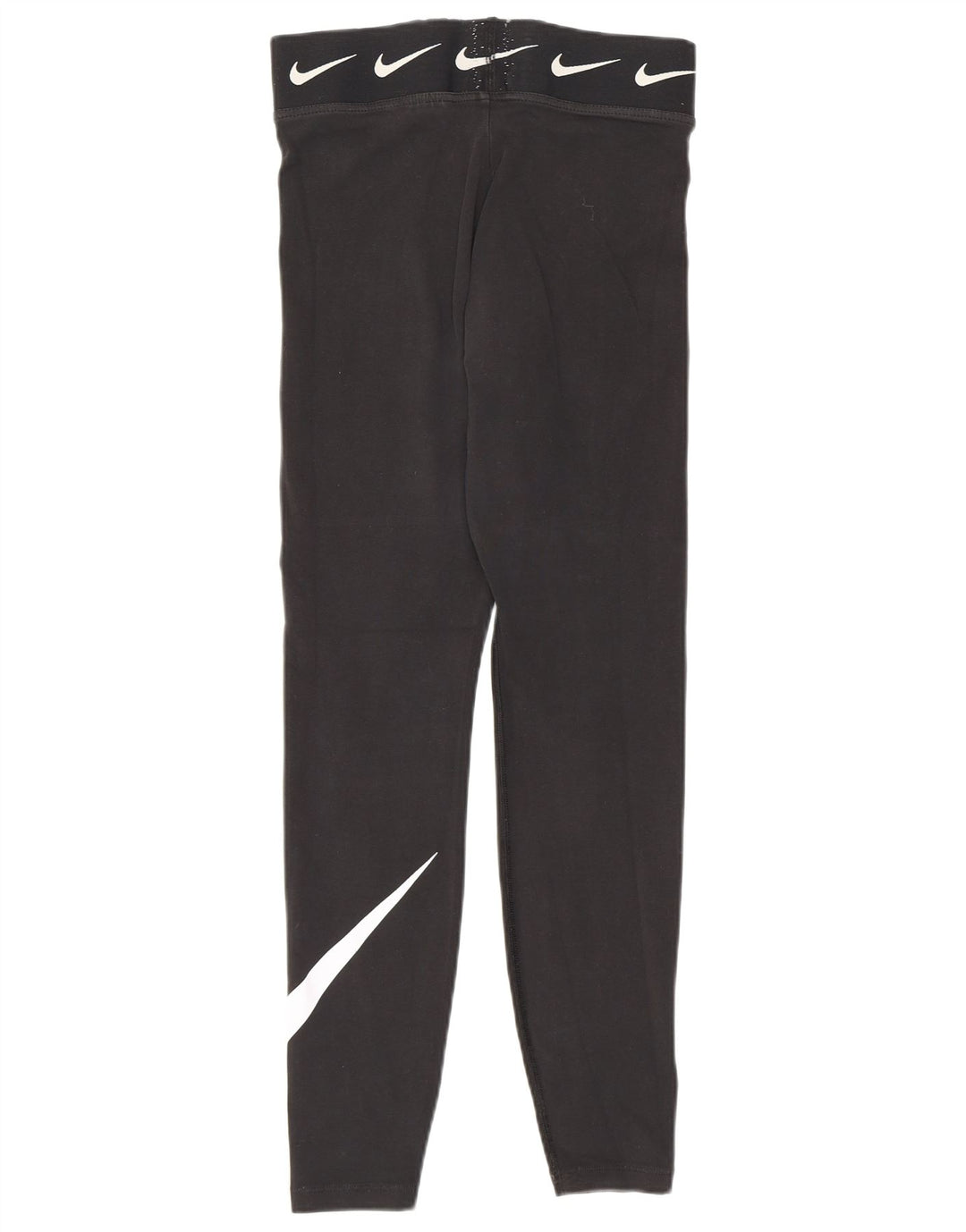 Nike Dame Grafiske Leggings UK 8 Small Black Bomuld