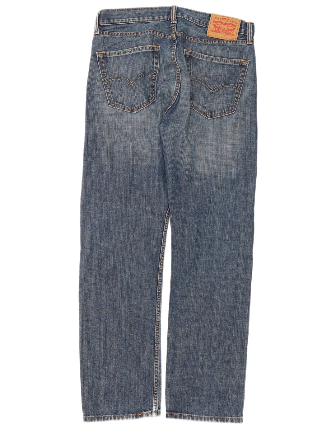Levi's Straight Jeans til mænd W33 L32 blå bomuld