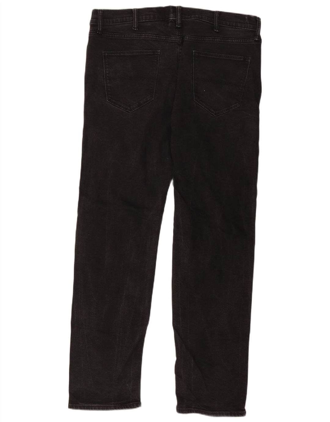 Marks & Spencer Straight Jeans til mænd W38 L33 Sort bomuld