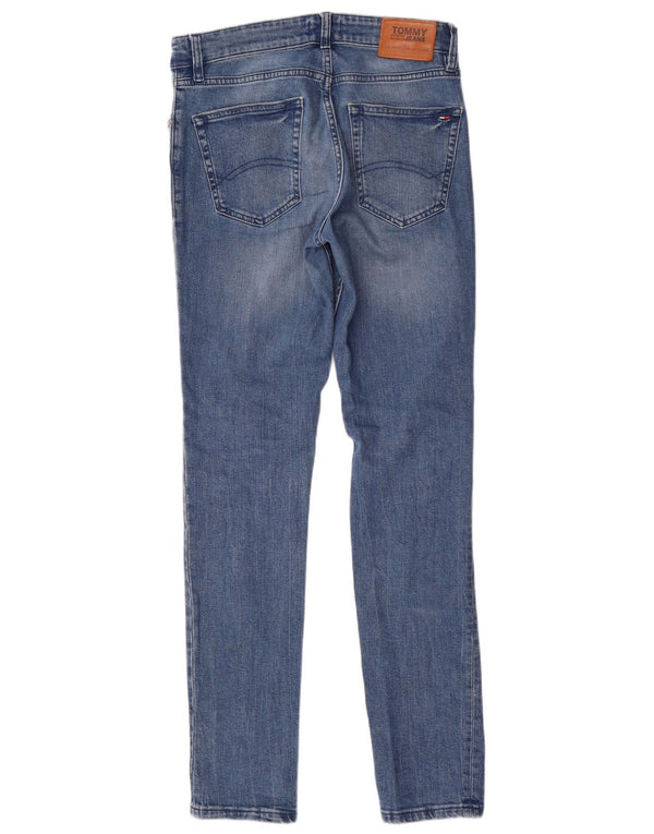 TOMMY HILFIGER Slim Tapered jeans til mænd W30 L32 blå bomuld