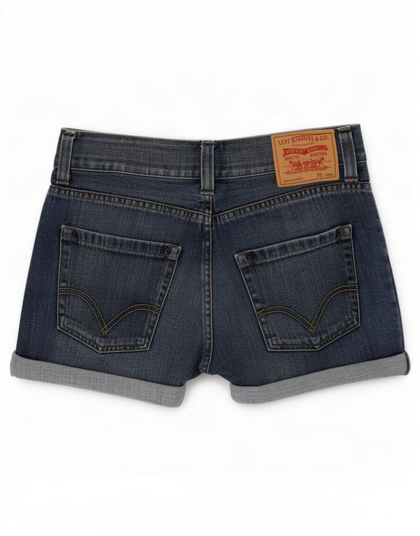 Levi's Womens 607 denimshorts UK 12 Medium W28 Blue Cotton