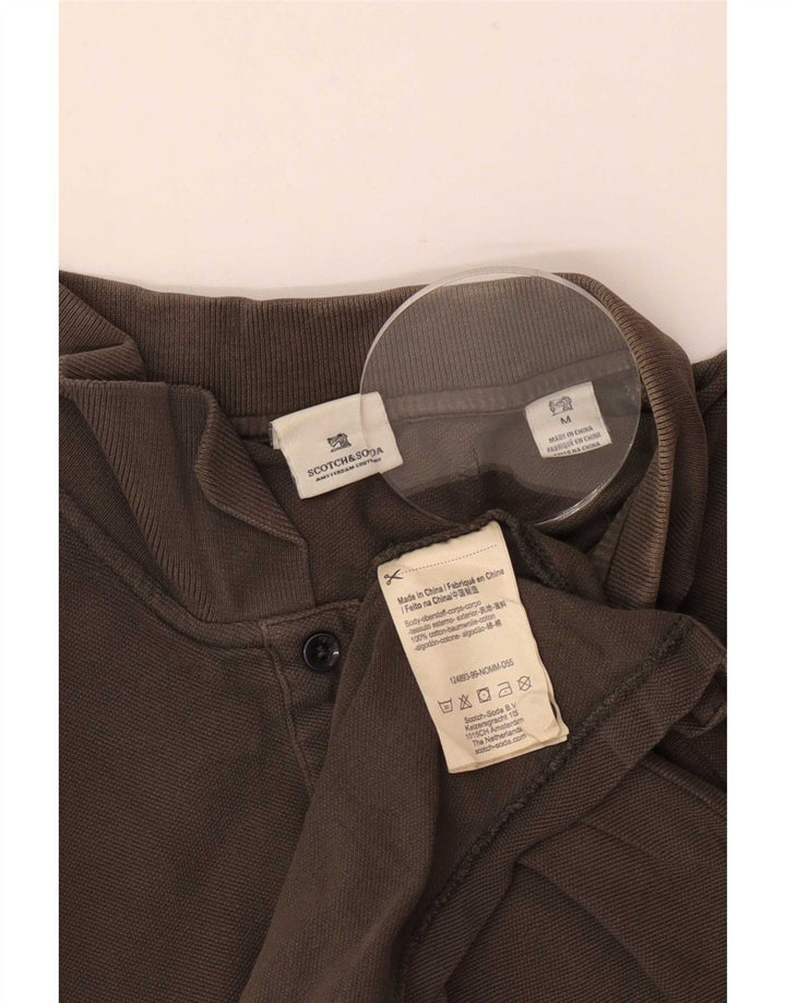 Scotch & Soda herre poloshirt Medium brun bomuld