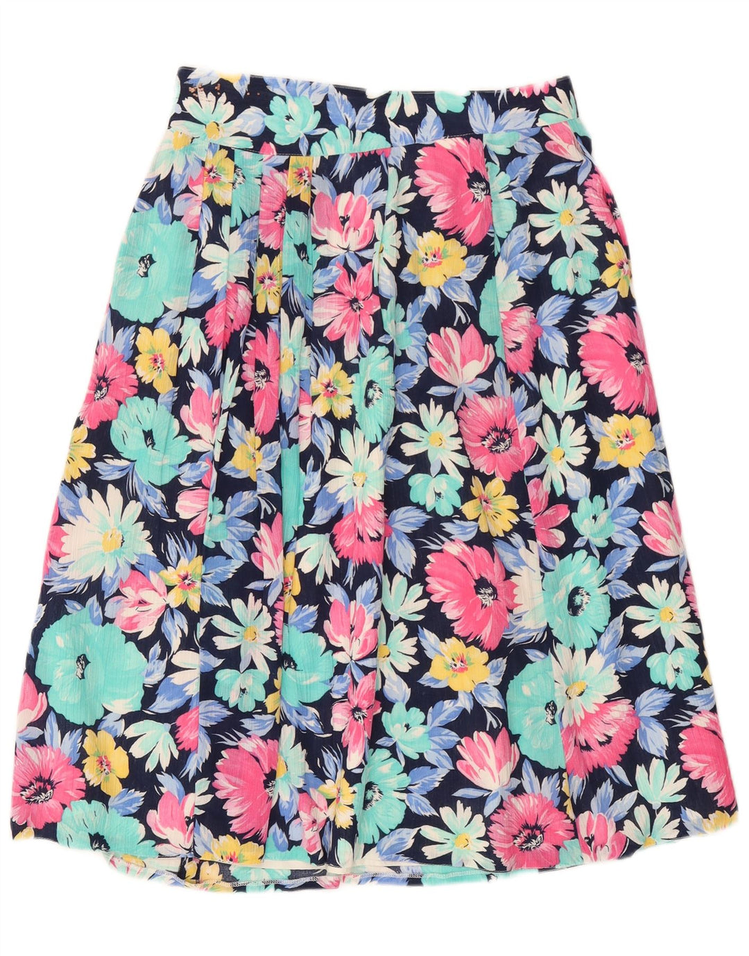 Hansen Womens Flared Skirt W30 Medium Multicolored Floral