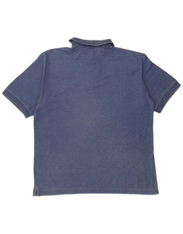 Fila Herre Polo Shirt IT 54 XL Marineblå Bomuld