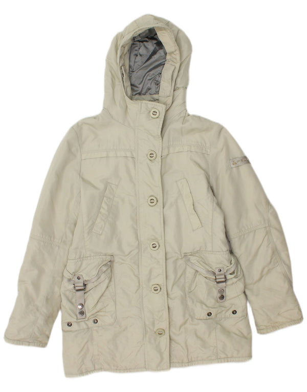 PEUTEREY Pige Hooded Utility Jacket 9-10 Years Large Off White Polyamid