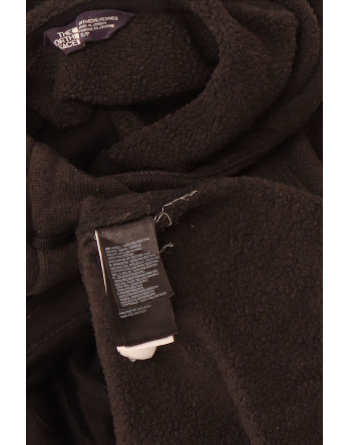 THE NORTH FACE Dame hættetrøje med knaphals UK 10 Lille grå polyester
