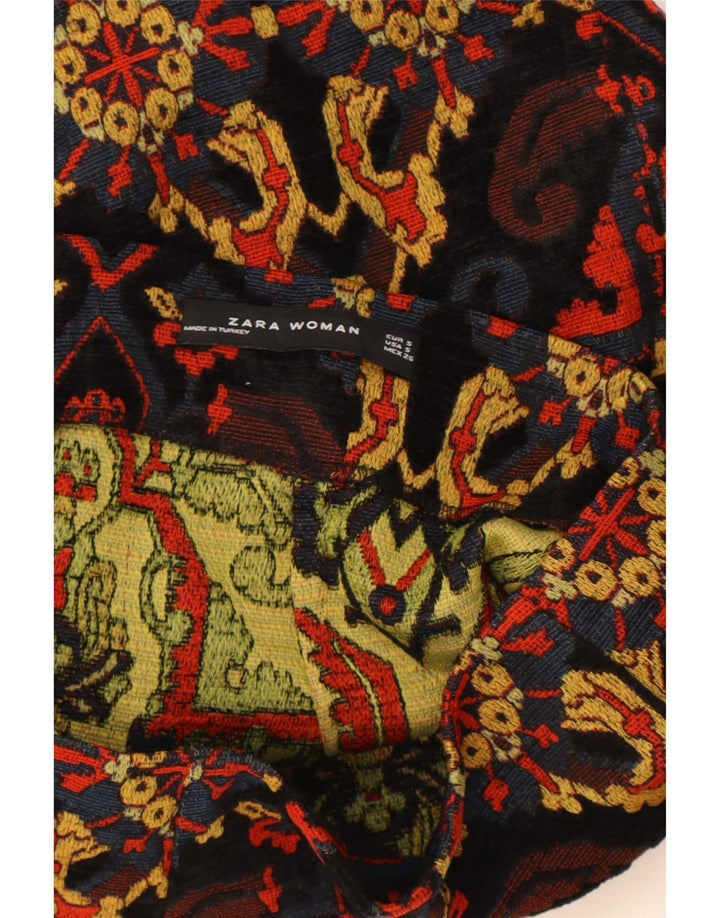 Zara Dame Mini-nederdel Lille W26 Flerfarvet Paisley Akryl