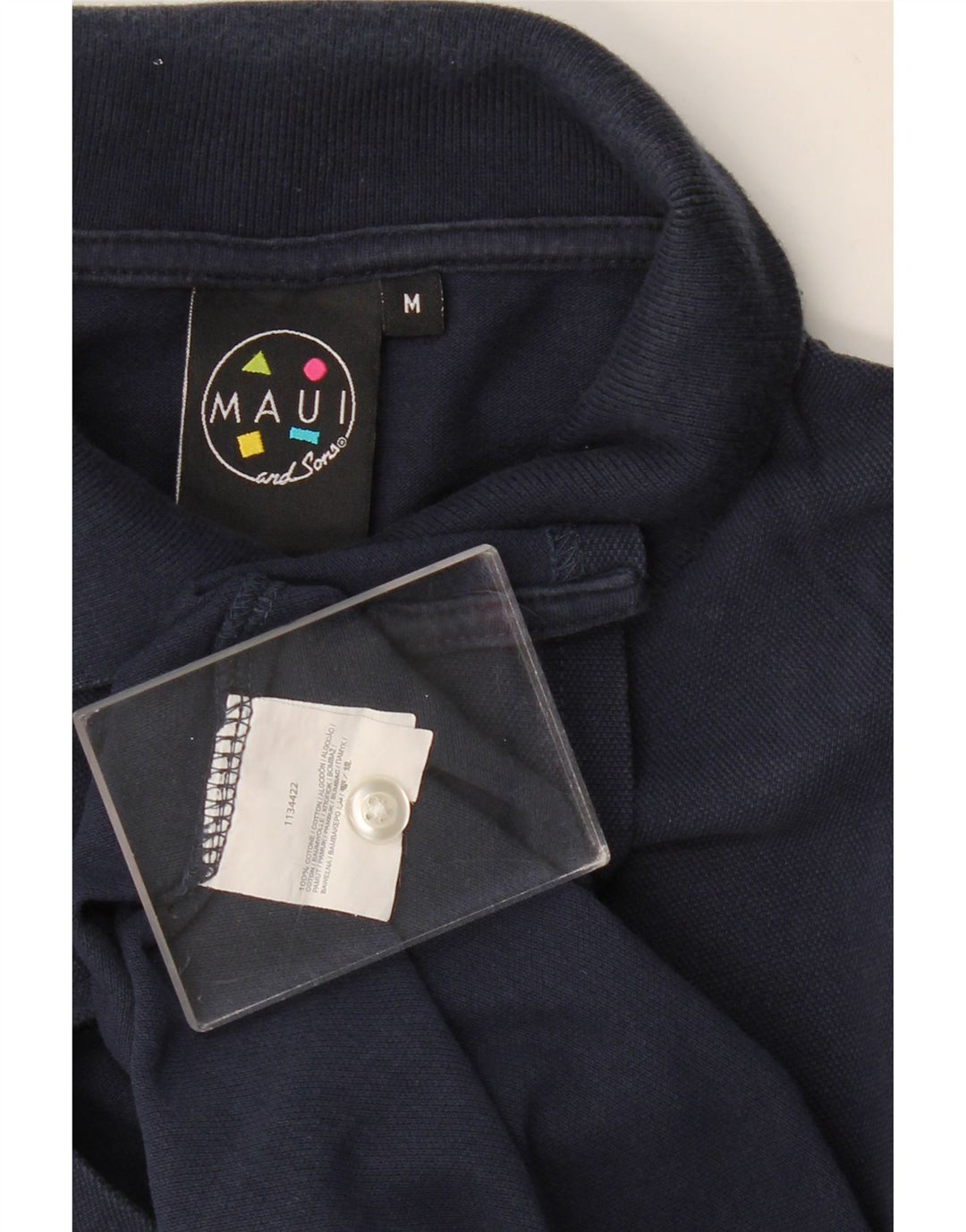 Maui and Sons herre poloshirt Medium marineblå bomuld