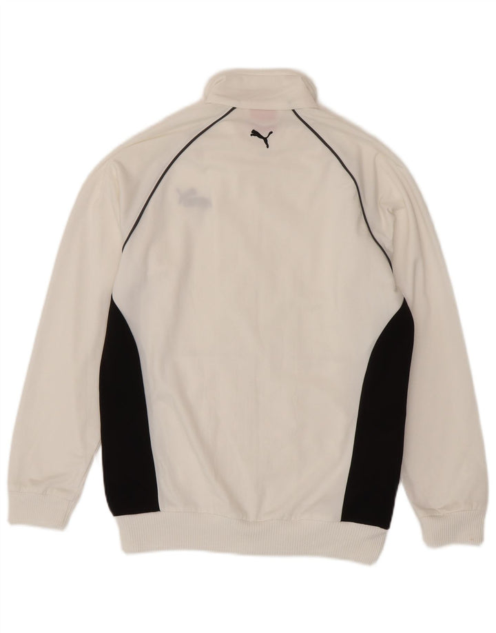 PUMA træningsdragt topjakke til piger 11-12 år Hvid Colourblock Polyester